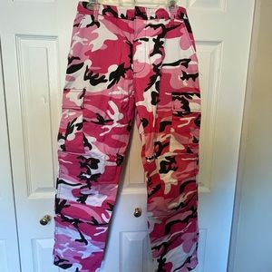 Rothco pink camo pants size M